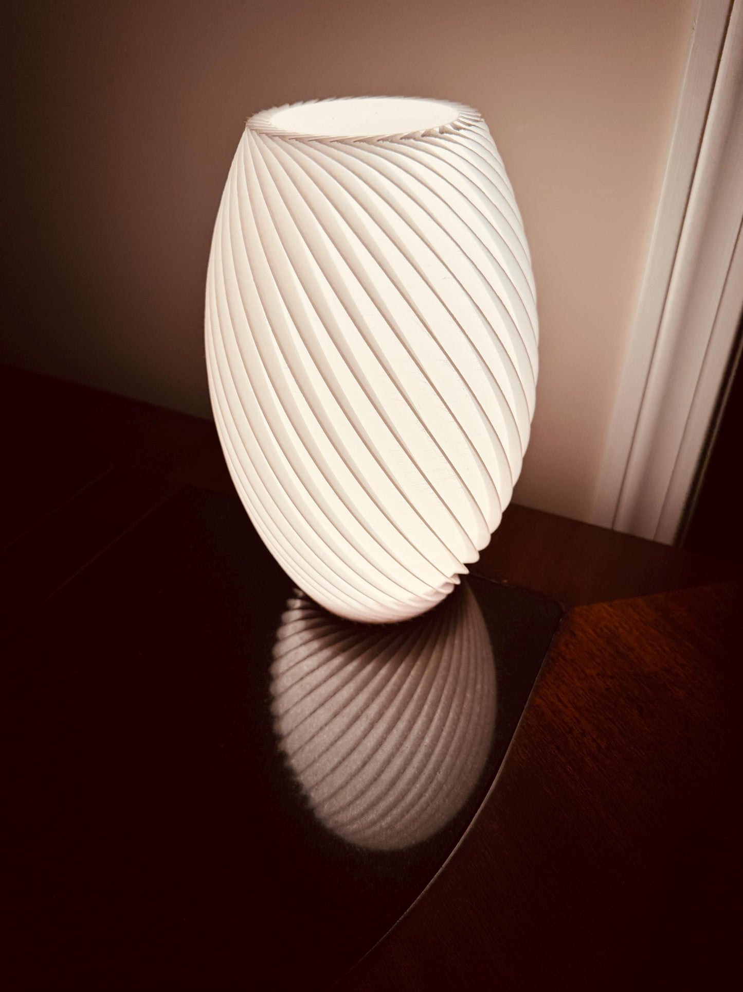 Contemporary Helix LED Lamp Stylish Modern Night Light