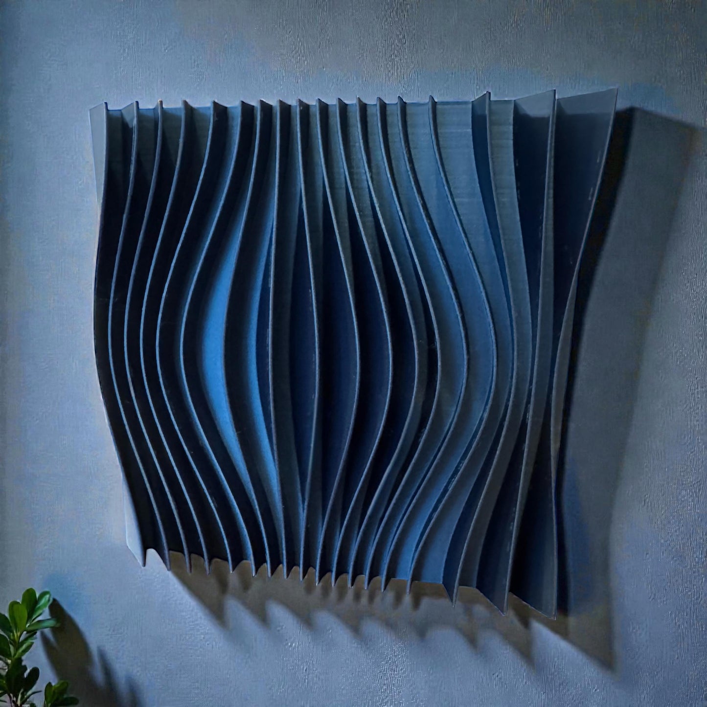 Parametric Wave Wall Art Panel