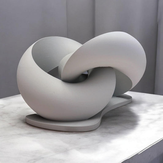 Mobius Strip Bisected Torus Sculpture