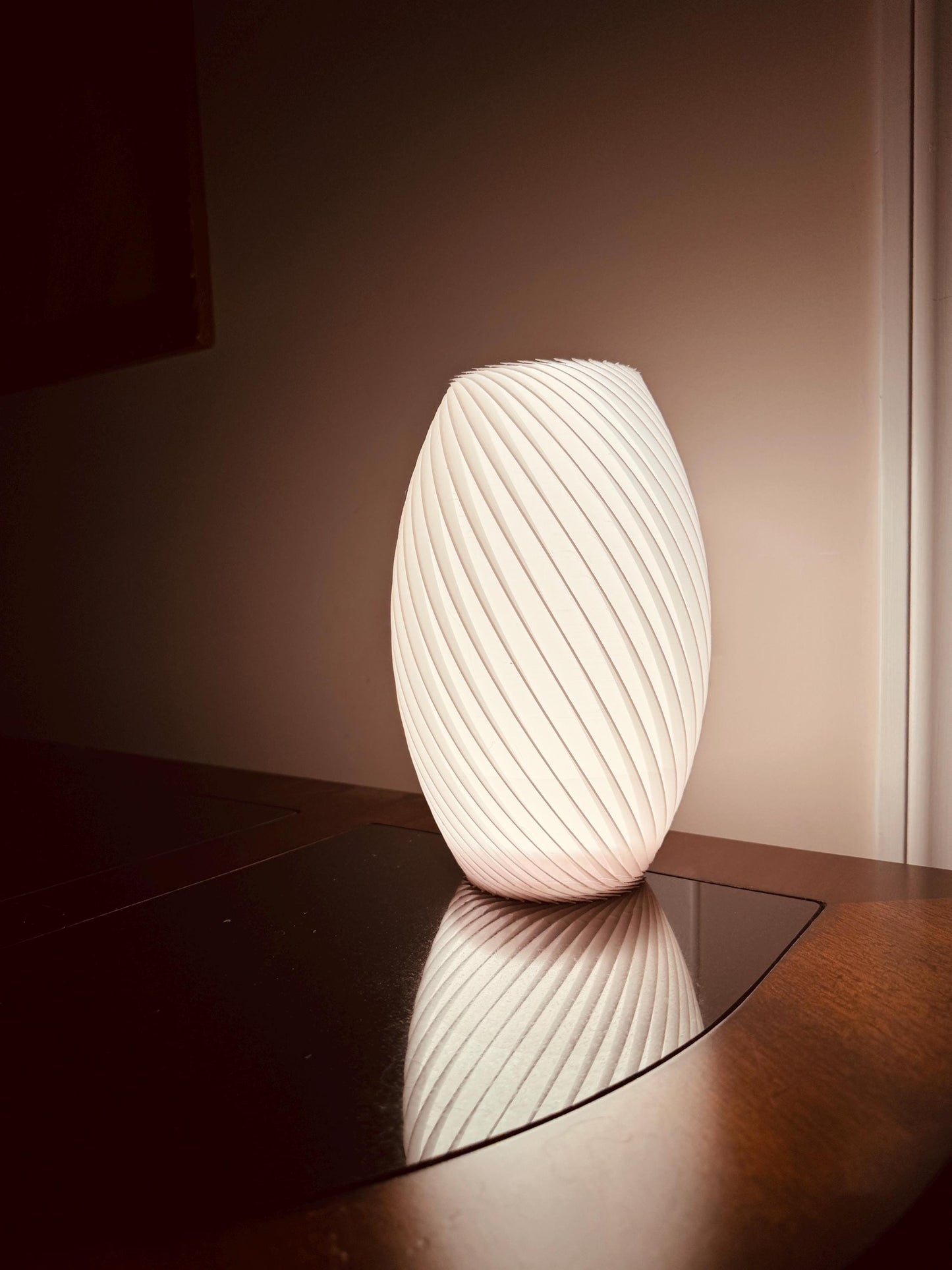 Contemporary Helix LED Lamp Stylish Modern Night Light
