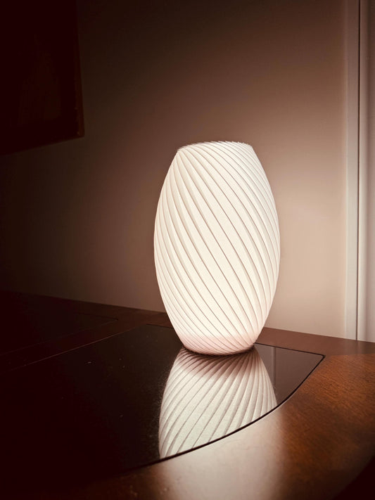 Contemporary Helix LED Lamp Stylish Modern Night Light