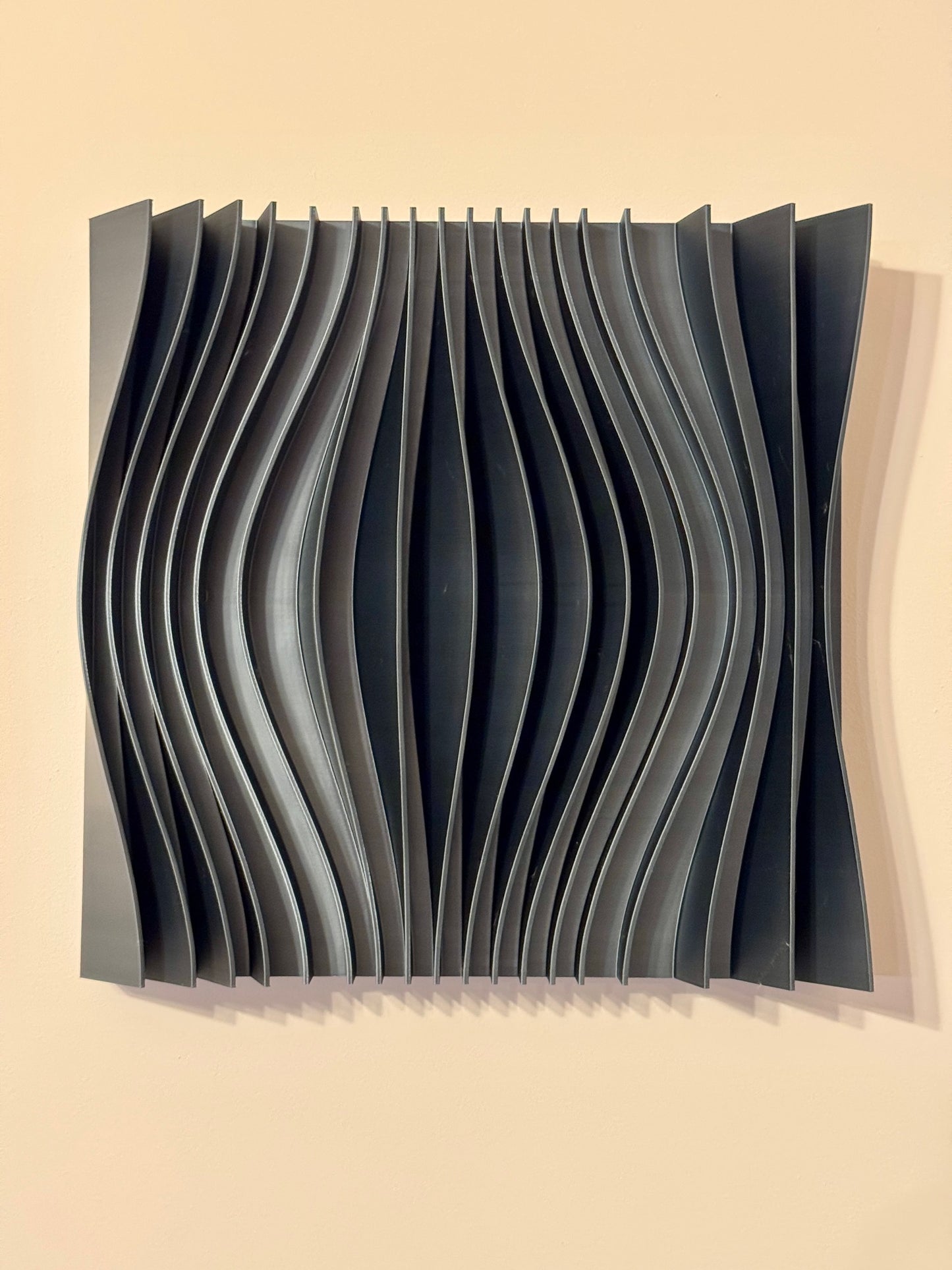Parametric Wave Wall Art Panel