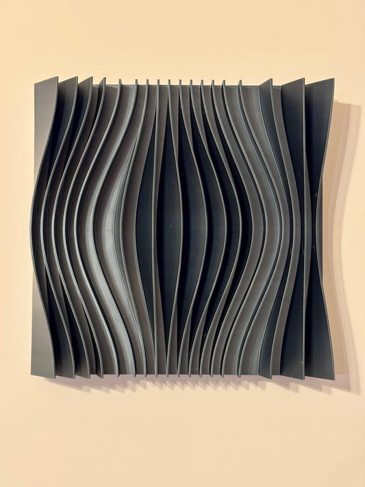 Parametric Wave Wall Art Panel
