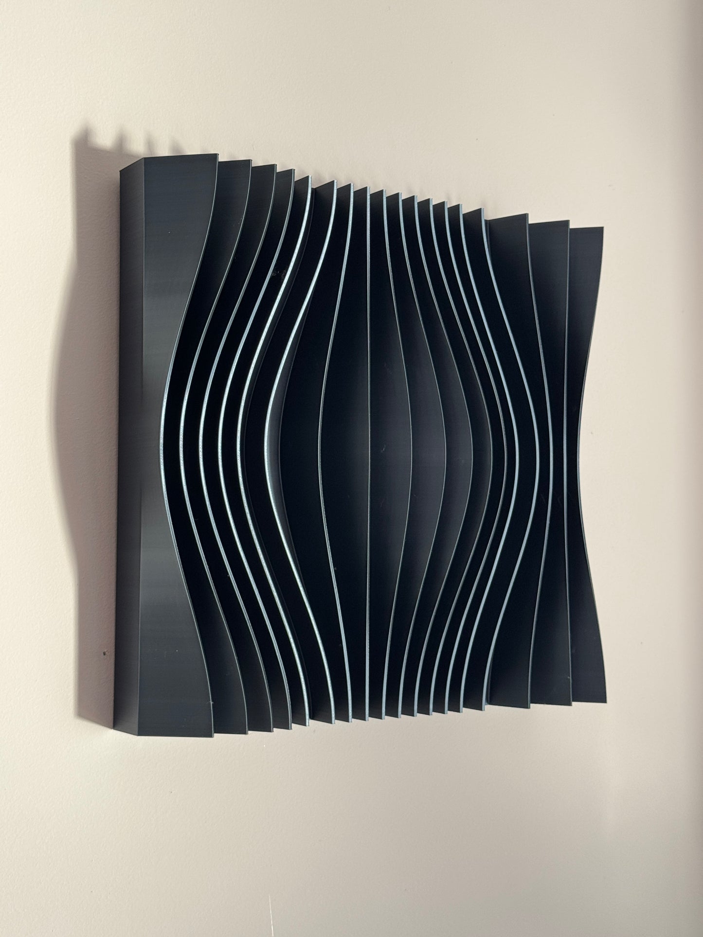 Parametric Wave Wall Art Panel